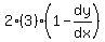 2%283%29%281-expr%28dy%2Fdx%29%29