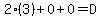2%283%29%2B0%2B0=D
