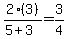 2%283%29%2F%285+%2B+3%29+=+3%2F4