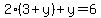 2%283%2By%29%2By=6