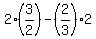 2%283%2F2%29-%282%2F3%292