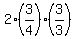 2%283%2F4%29%283%2F3%29
