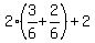 2%283%2F6%2B2%2F6%29%2B2