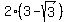 2%283-sqrt%283%29%29