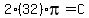 2%2832%29pi=C