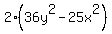 2%2836y%5E2+-+25x%5E2%29
