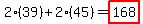 2%2839%29%2B2%2A%2845%29=highlight%28168%29