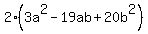 2%283a%5E2-19ab%2B20b%5E2%29