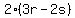 2%283r-2s%29
