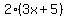 2%283x%2B5%29
