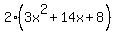 2%283x%5E2+%2B+14x+%2B+8%29