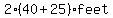 2%2840%2B25%29feet