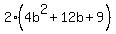 2%284b%5E2%2B12b%2B9%29