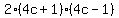 2%284c%2B1%29%284c-1%29