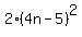 2%284n-5%29%5E2