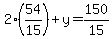 2%2854%2F15%29%2By=150%2F15