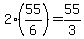 2%2855%2F6%29+=+55%2F3