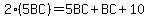 2%285BC%29=5BC%2BBC%2B10