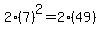 2%287%29%5E2+=+2%2849%29
