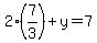 2%287%2F3%29%2By=7