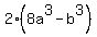 2%288+a%5E3-b%5E3%29