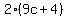 2%289c%2B4%29