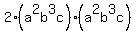 2%28a%5E2b%5E3c%29%28a%5E2b%5E3c%29