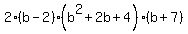 2%28b-2%29%28b%5E2%2B2b%2B4%29%28b%2B7%29
