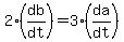 2%28db%2Fdt%29=3%28da%2Fdt%29