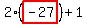 2%28highlight%28-27%29%29%2B1