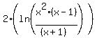 2%28ln%28x%5E2%28x-1%29%2F%28%28x%2B1%29%29%29%29
