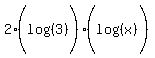 2%28log%28%283%29%29%5E%22%22%29%28log%28%28x%29%29%5E%22%22%29