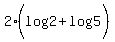 2%28log%282%29%2Blog%285%29%29+