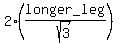 2%28longer_leg%2Fsqrt%283%29%29