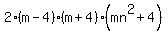 2%28m-4%29%28m%2B4%29+%28mn%5E2%2B4%29