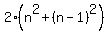 2%28n%5E2%2B%28n-1%29%5E2%29