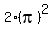 2%28pi%29%5E2