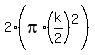2%28pi%2A%28k%2F2%29%5E2%29