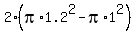 2%28pi%2A1.2%5E2-pi%2A1.0%5E2%29