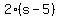 2%28s-5%29