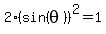 2%28sin%28theta%29%29%5E2=1