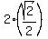 2%28sqrt%282%29%2F2%29