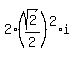 2%28sqrt%282%29%2F2%29%5E2%2Ai