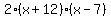 2%28x%2B12%29%28x-7%29