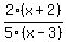 2%28x%2B2%29%2F5%28x-3%29