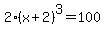 2%28x%2B2%29%5E3=100+