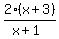 2%28x%2B3%29%2F%28x%2B1%29