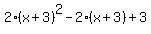 2%28x%2B3%29%5E2-2%28x%2B3%29%2B3