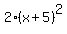2%28x%2B5%29%5E2
