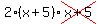 2%28x%2B5%29cross%28x%2B5%29